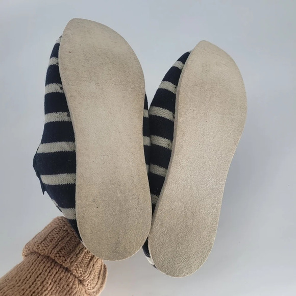 ARMOR lux wool slippers navy white stripe 47 - Picture 10 of 12